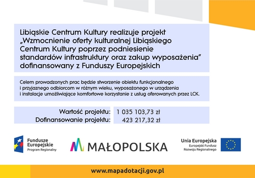 Projekt dofinansowane z Ue w LCK