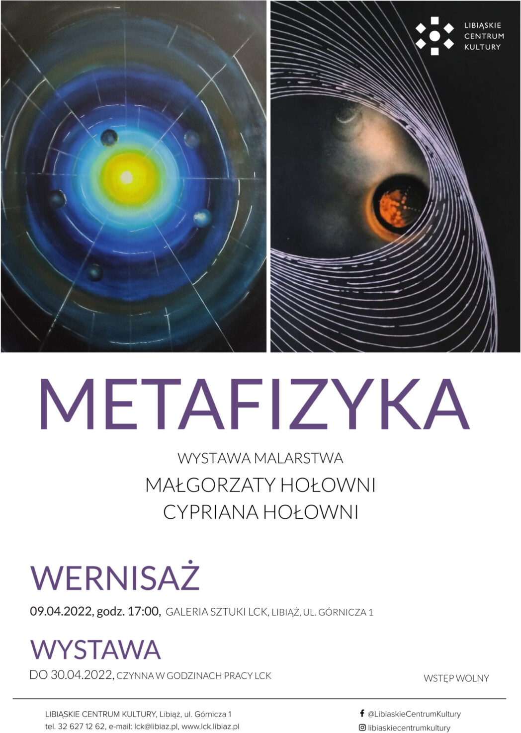 Plakat wystawa Metafizyka