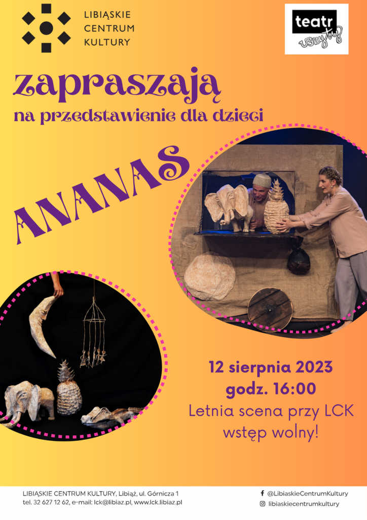 Ananas - Teatr Uszyty - przedstawienie dla dzieci