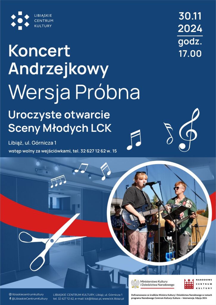 Otwarcie Sceny Młodych LCK - Wersja Próbna - koncert andrzejkowy