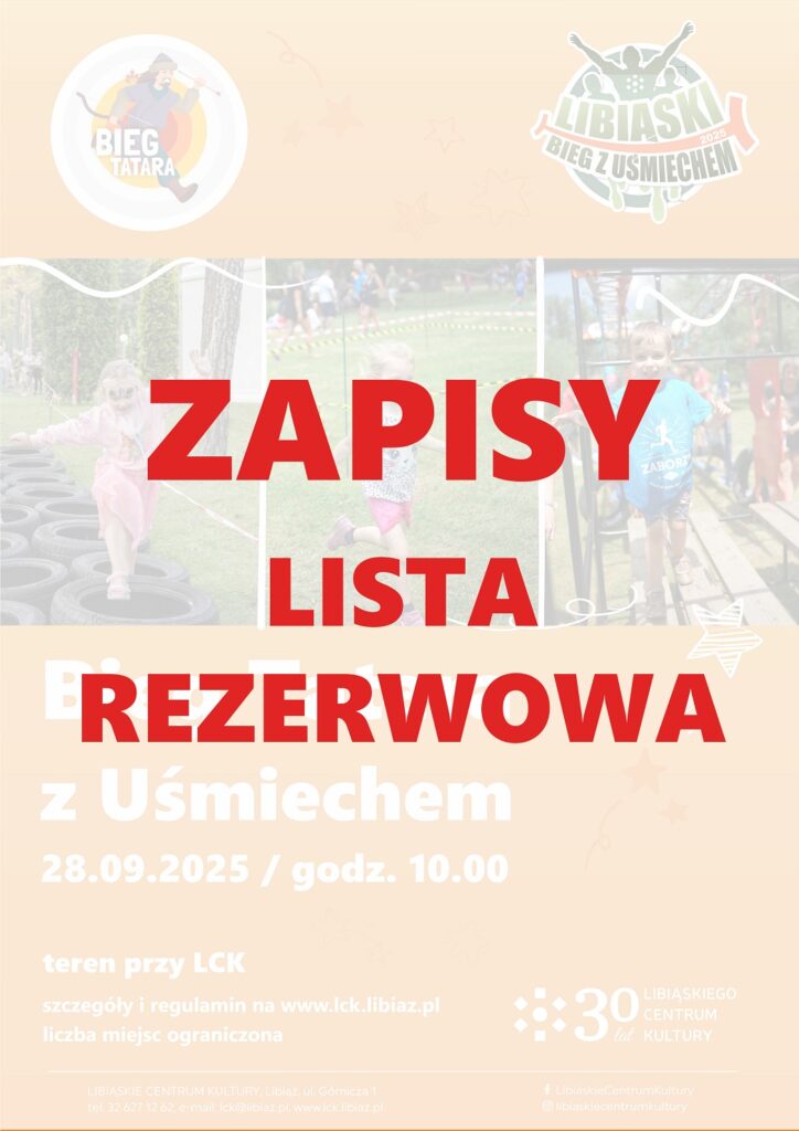 Bieg Tatara z Uśmiechem 2025 – lista rezerwowa